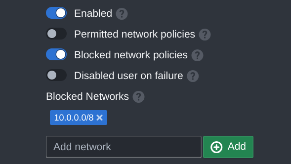 Networks Policy